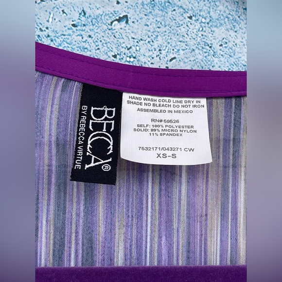 BECCA by Rebecca Virtue sheer swim resort coverup size XS/S - Picture 6 of 7